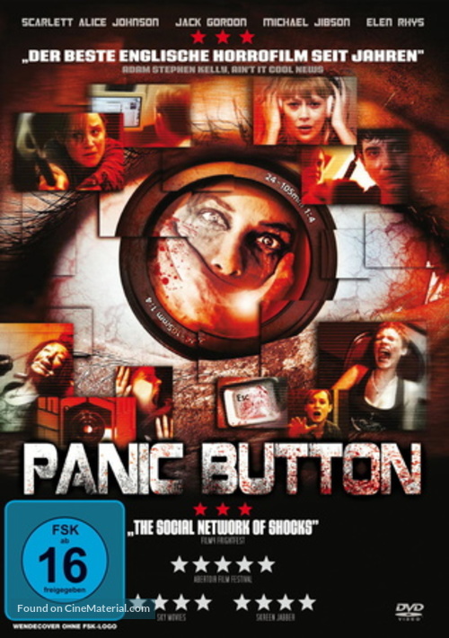 Panic Button - German DVD movie cover