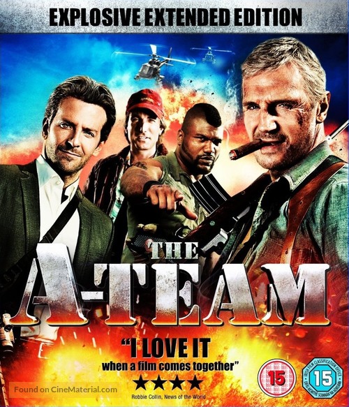 The A-Team - British Blu-Ray movie cover
