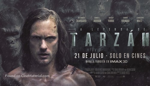 The Legend of Tarzan - Argentinian Movie Poster