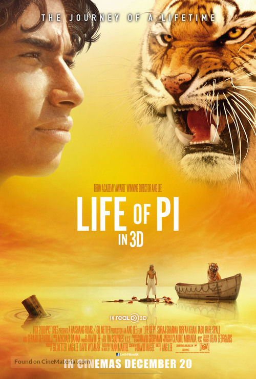 Life of Pi - British Movie Poster