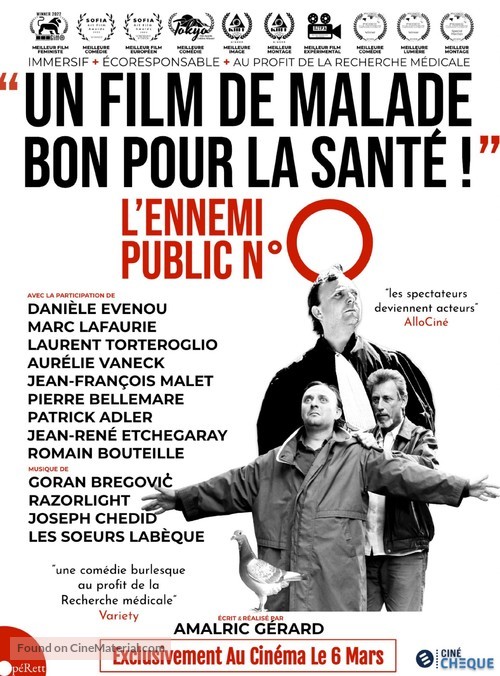 L&#039;ennemi public n&deg;0 - French Movie Poster