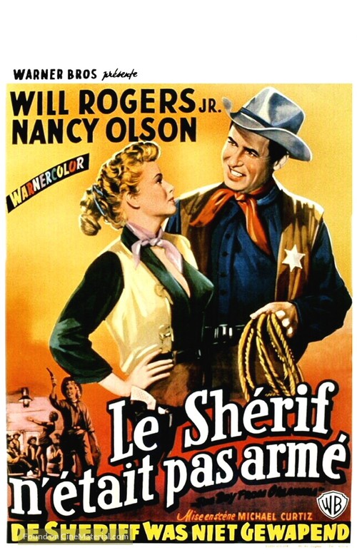 The Boy from Oklahoma - Belgian Movie Poster