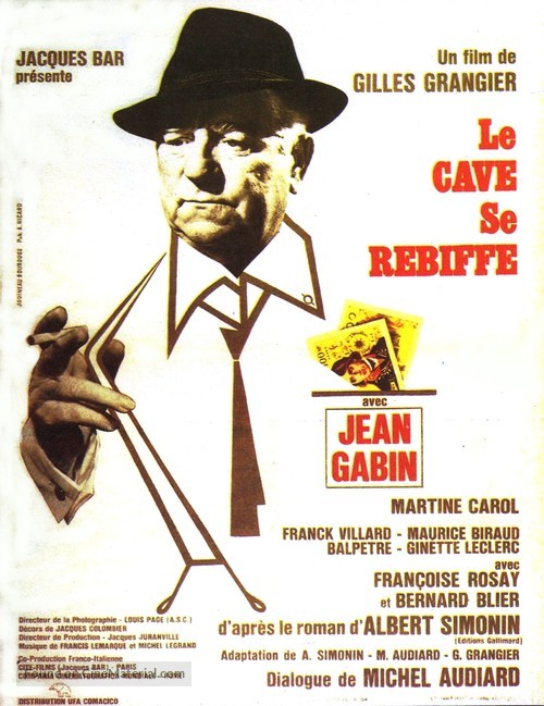 Le cave se rebiffe - French Movie Poster