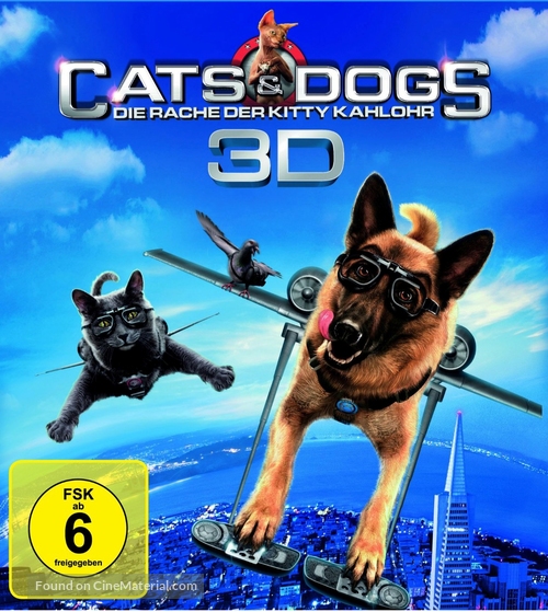 Cats &amp; Dogs: The Revenge of Kitty Galore - German Blu-Ray movie cover