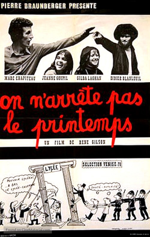 On n&#039;arr&ecirc;te pas le printemps - French Movie Poster