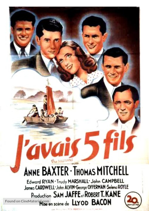 The Sullivans - French Movie Poster