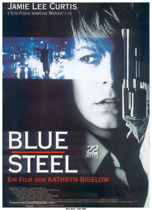 Blue Steel - German Movie Poster