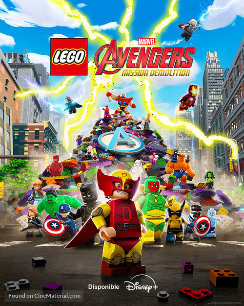 LEGO Marvel Avengers: Mission Demolition - French Movie Poster