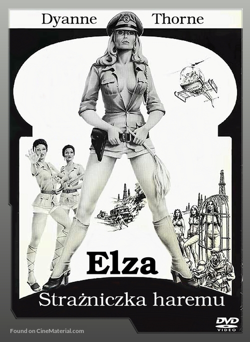 Ilsa, Harem Keeper of the Oil Sheiks - Polish DVD movie cover