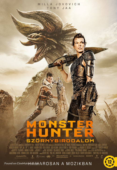 Monster Hunter - Hungarian Movie Poster