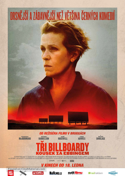 Three Billboards Outside Ebbing, Missouri - Czech Movie Poster