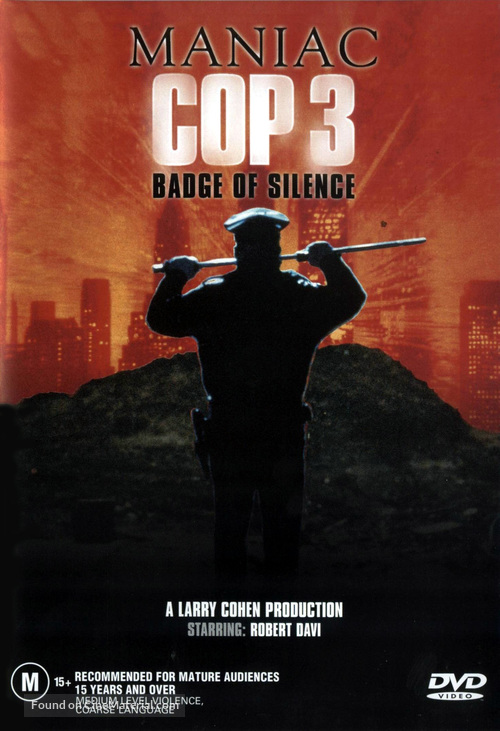 Maniac Cop 3: Badge of Silence - Movie Poster
