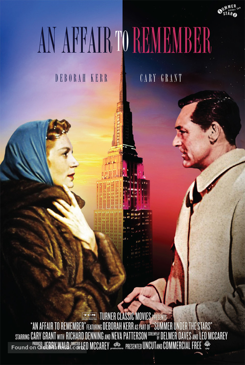 An Affair to Remember - Re-release movie poster