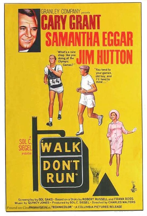 Walk Don&#039;t Run - Australian Movie Poster