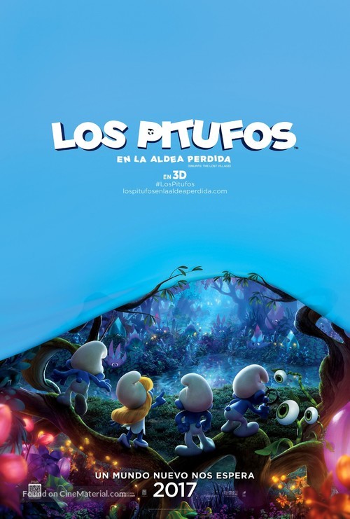 Smurfs: The Lost Village - Argentinian Movie Poster