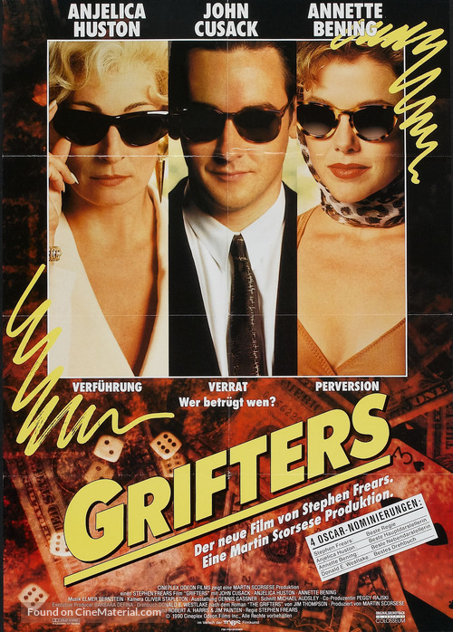 The Grifters - German Movie Poster