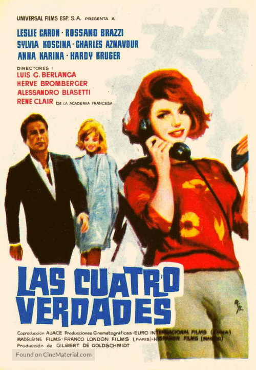 Les quatre v&eacute;rit&eacute;s - Spanish Movie Poster