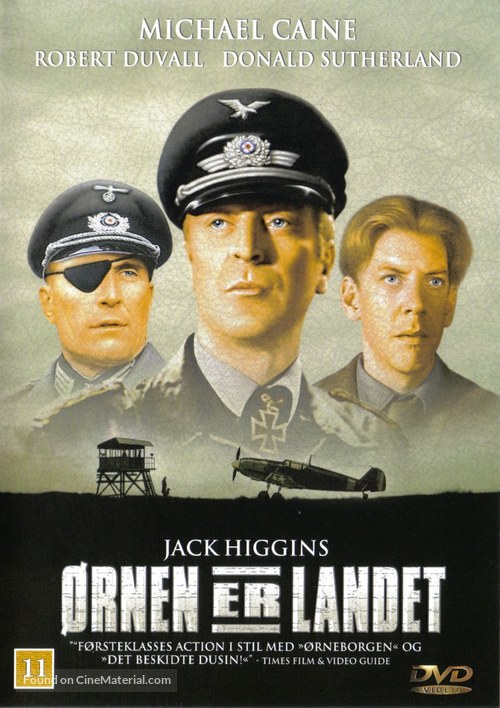 The Eagle Has Landed - Danish DVD movie cover