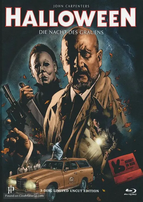 Halloween - German Blu-Ray movie cover