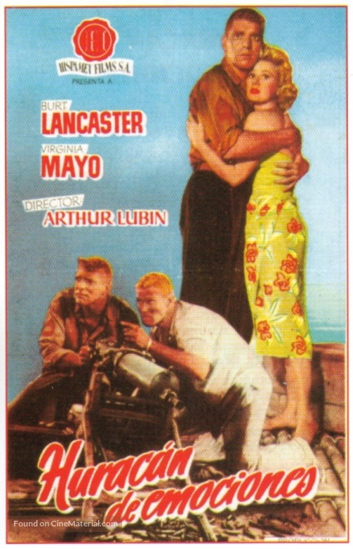 South Sea Woman - Spanish VHS movie cover