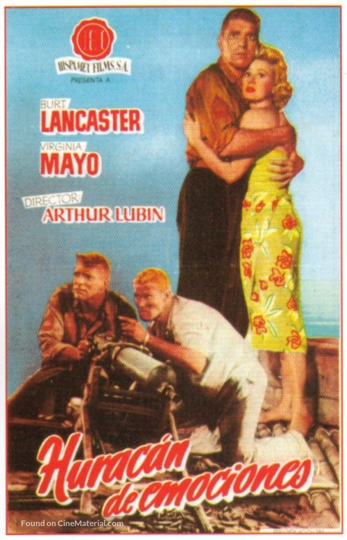South Sea Woman - Spanish VHS movie cover