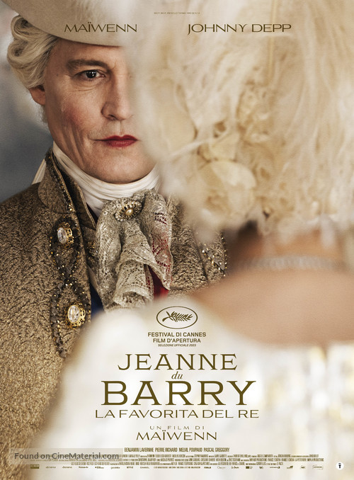 Jeanne du Barry (2023) Italian movie poster