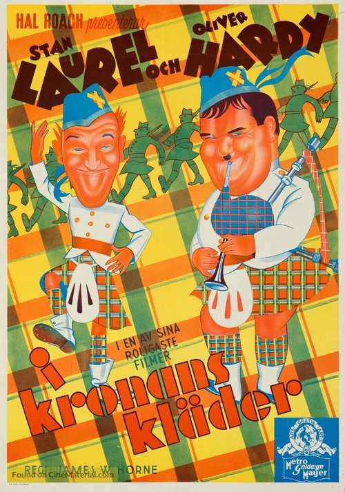 Bonnie Scotland - Swedish Movie Poster