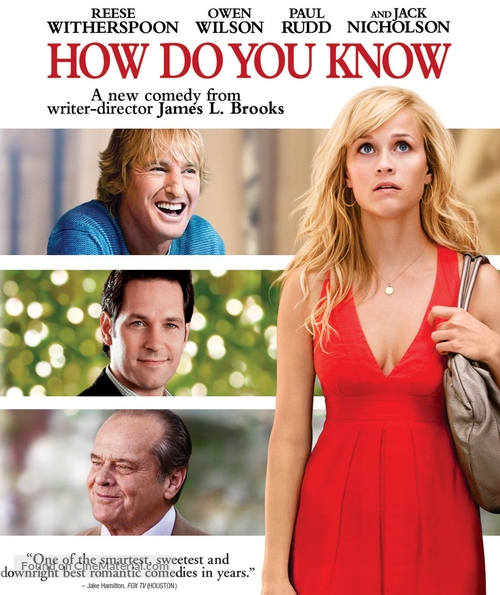 How Do You Know - Blu-Ray movie cover