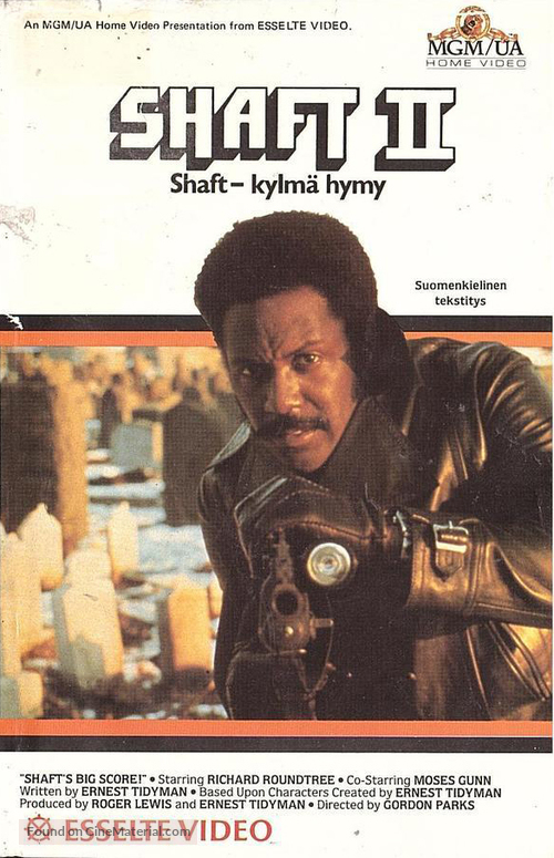 Shaft&#039;s Big Score! - Finnish VHS movie cover