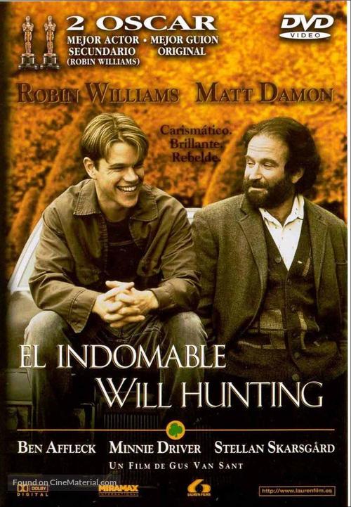 Good Will Hunting - Spanish DVD movie cover