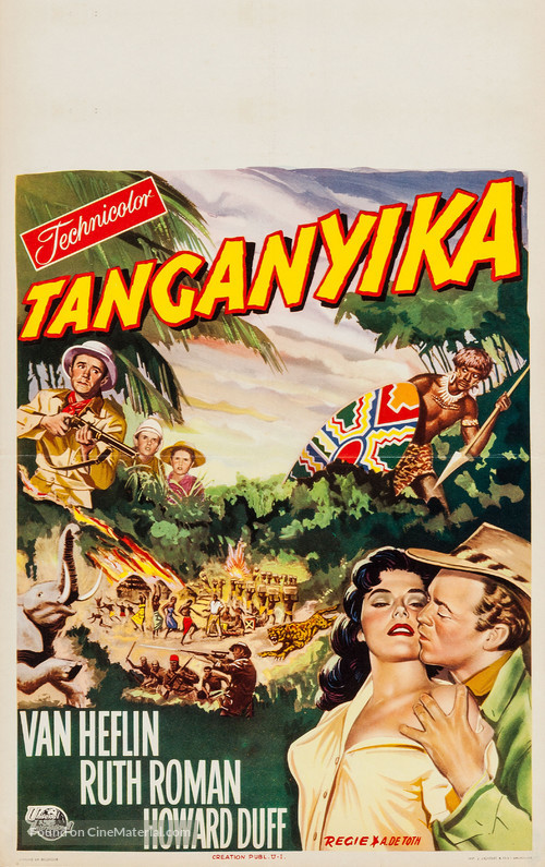 Tanganyika - Belgian Movie Poster