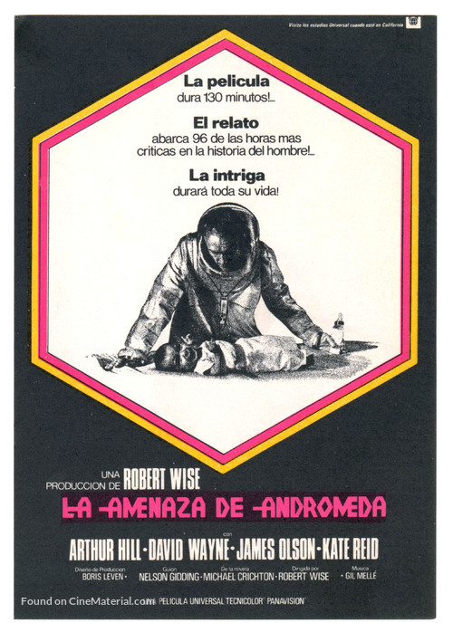 The Andromeda Strain - Spanish Movie Poster