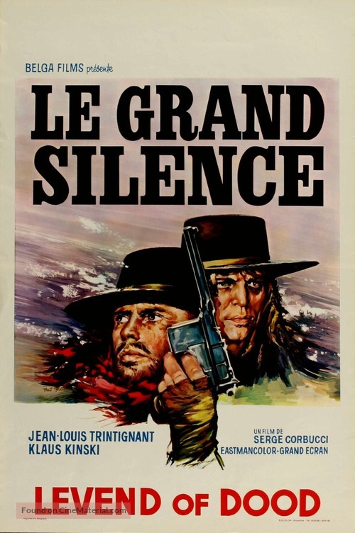 Il grande silenzio - Belgian Movie Poster