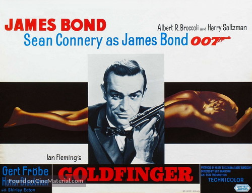 Goldfinger - Belgian Movie Poster