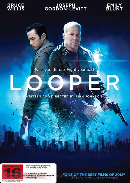 Looper - New Zealand DVD movie cover