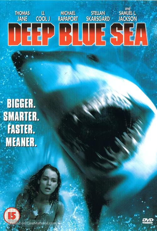 Deep Blue Sea - British DVD movie cover