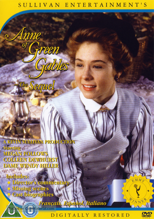 Anne of Green Gables: The Sequel - British DVD movie cover