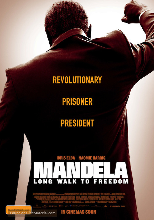 Mandela: Long Walk to Freedom - Australian Movie Poster