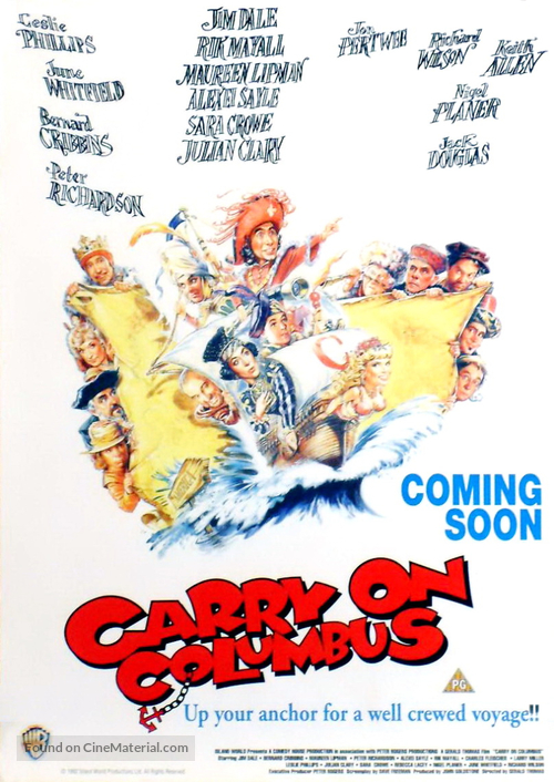 Carry on Columbus - British Movie Cover
