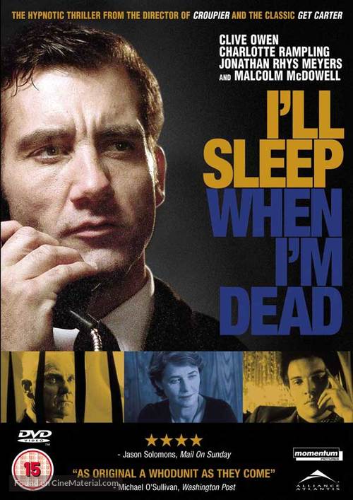 I&#039;ll Sleep When I&#039;m Dead - British DVD movie cover
