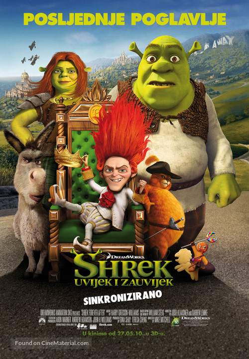 Shrek Forever After - Croatian Movie Poster