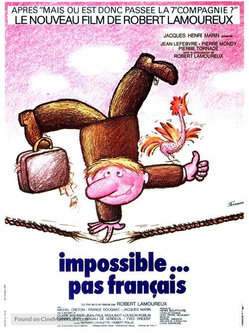 Impossible... pas fran&ccedil;ais - French Movie Poster