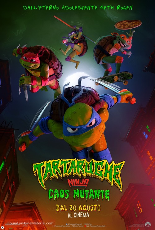 Teenage Mutant Ninja Turtles: Mutant Mayhem - Italian Movie Poster