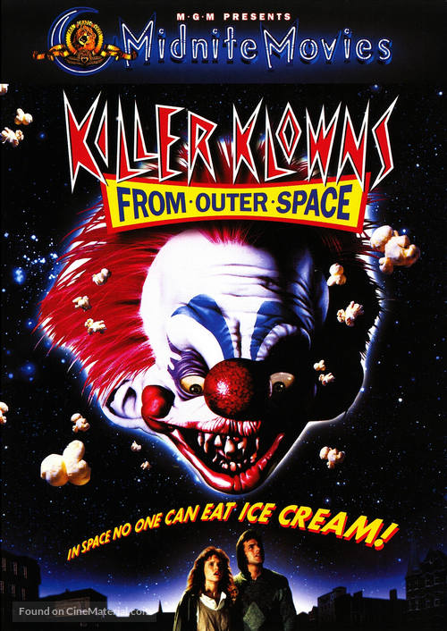 Killer Klowns from Outer Space - DVD movie cover
