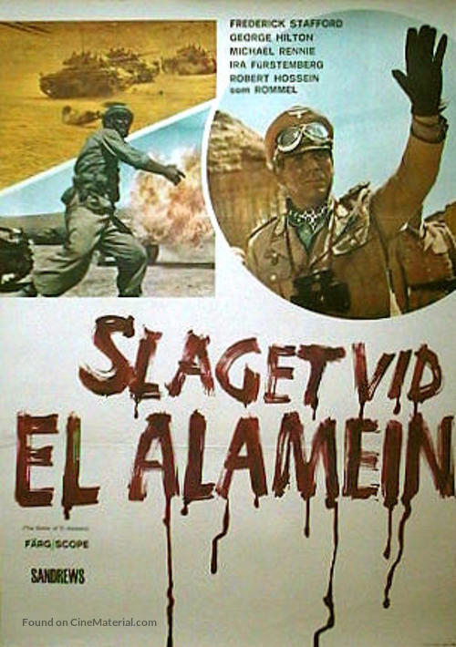 Battaglia di El Alamein, La - Swedish Movie Poster