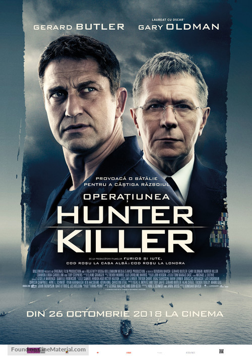 Hunter Killer - Romanian Movie Poster