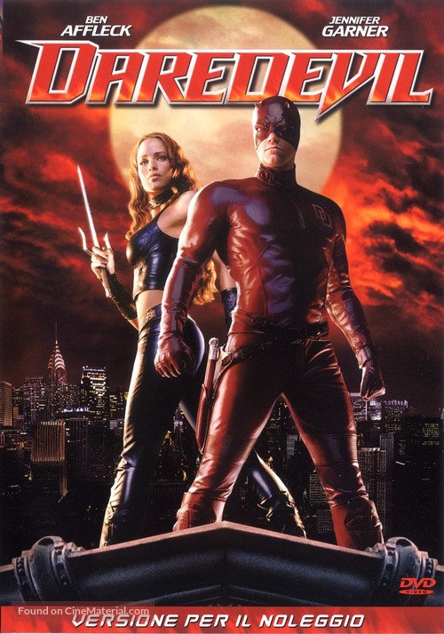 Daredevil - Italian DVD movie cover