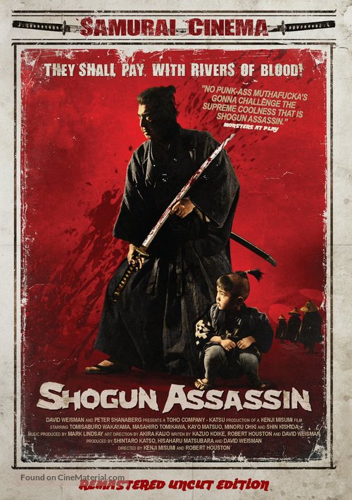 Shogun Assassin - Danish DVD movie cover
