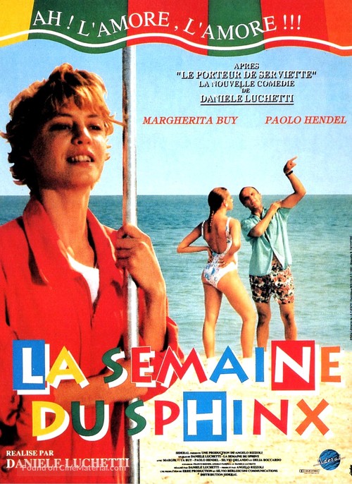 La settimana della sfinge - French Movie Poster