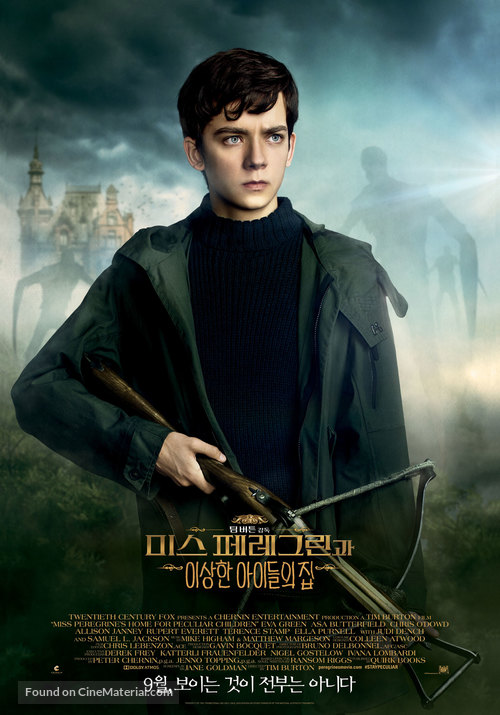 Miss Peregrine&#039;s Home for Peculiar Children - South Korean Movie Poster